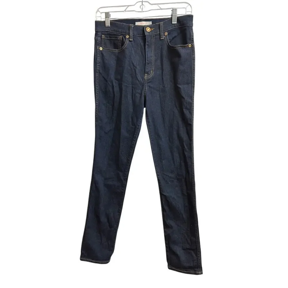 Tory Burch Straight Leg Jeans Dark Wash 27